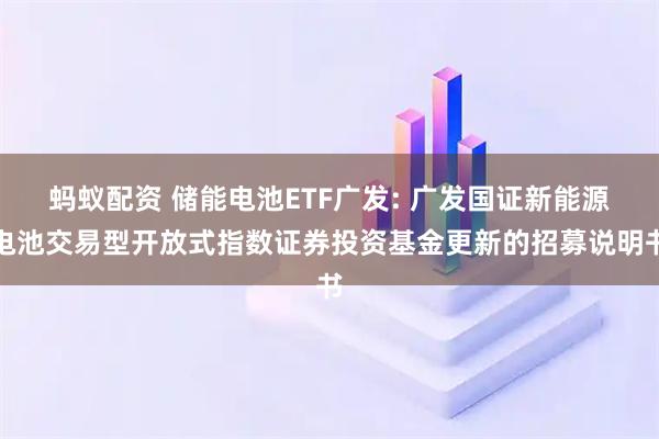 蚂蚁配资 储能电池ETF广发: 广发国证新能源电池交易型开放式指数证券投资基金更新的招募说明书