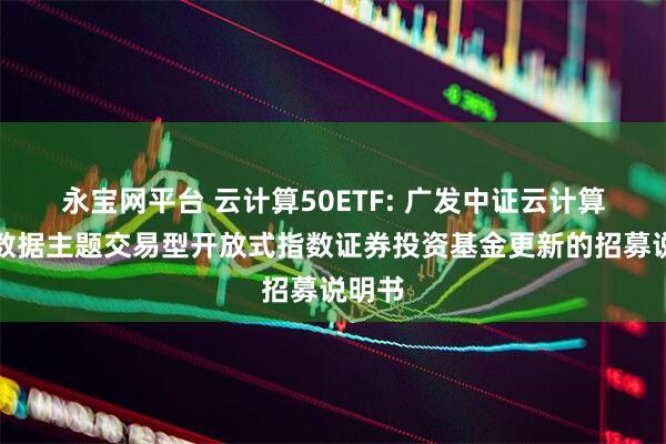 永宝网平台 云计算50ETF: 广发中证云计算与大数据主题交易型开放式指数证券投资基金更新的招募说明书